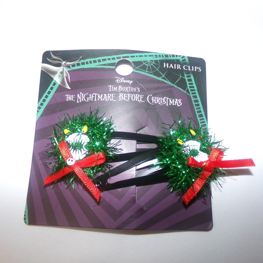 Disney Nightmare Before Christmas 2x Hairclips~Christmas Monsters‎